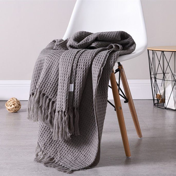 Knitted Tassel - Dark Grey