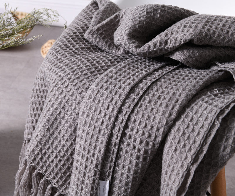 Knitted Tassel - Dark Grey