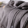 Knitted Tassel - Dark Grey